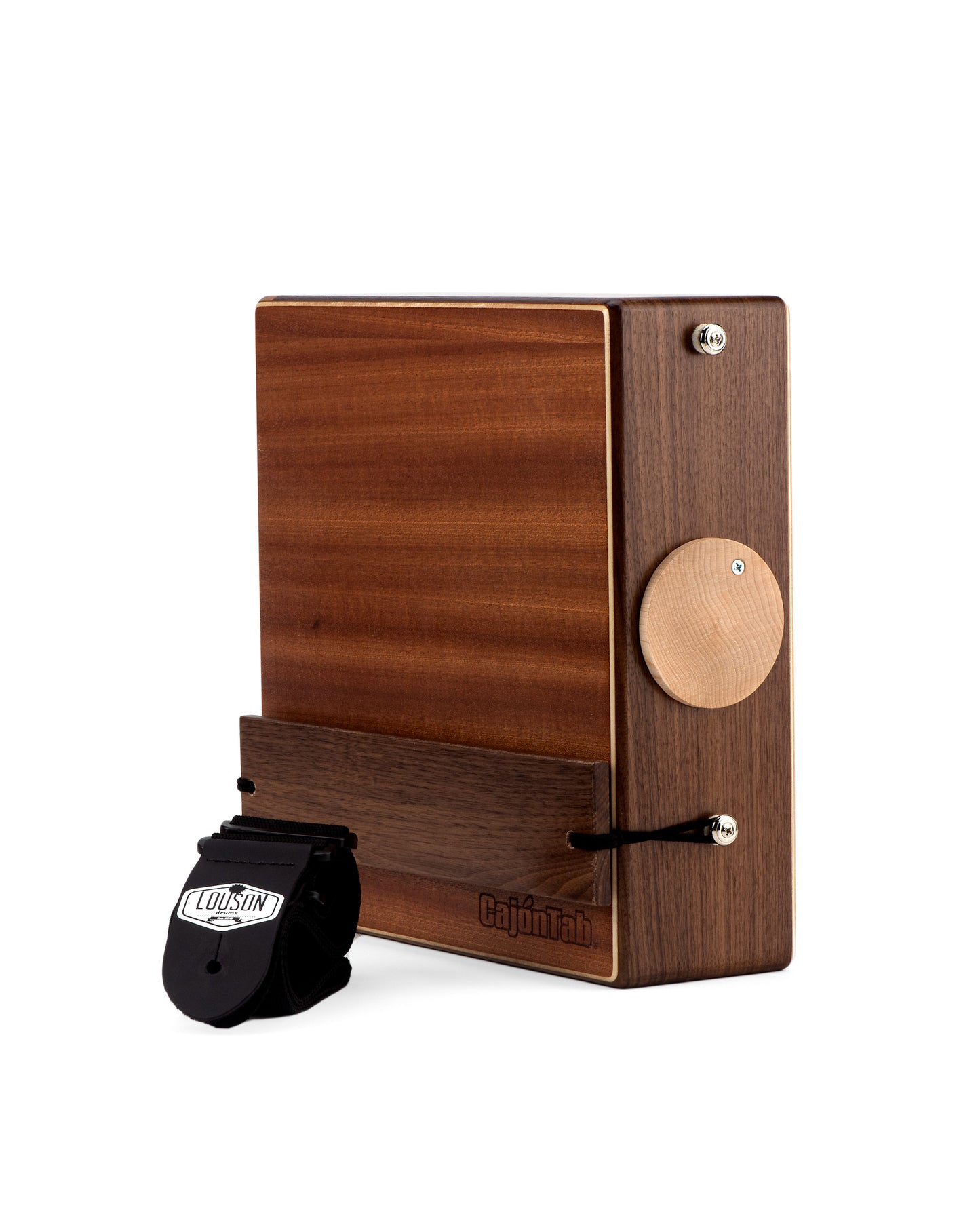 CajonTab® 12" Pro Series - solid walnut with solid walnut snare
