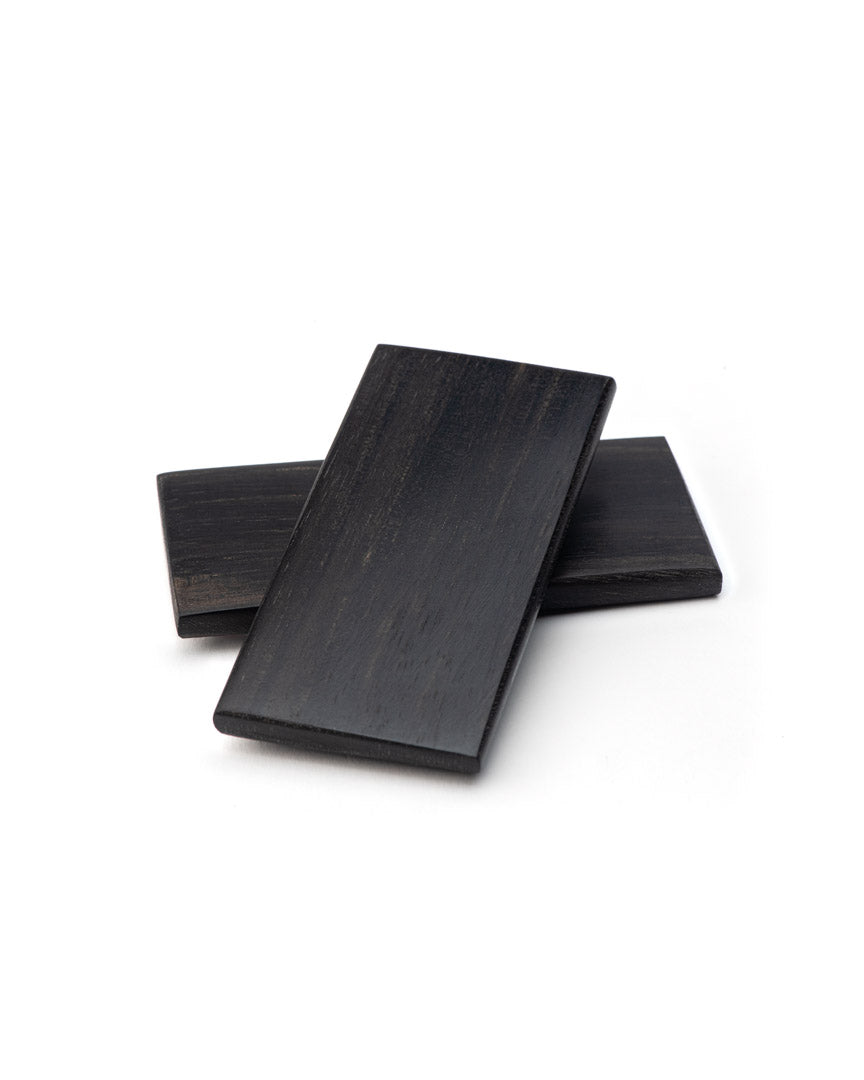Click snare castanet pair - solid ebony
