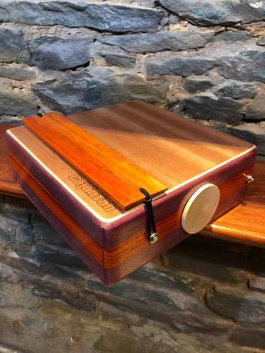 12” Pro Series CajonTab- Purple Heart and Padauk