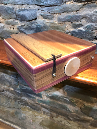 12” Pro Series CajonTab- Purple Heart and Walnut, wide core