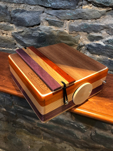 10” Pro Series CajonTab - padauk, cherry, and purple heart