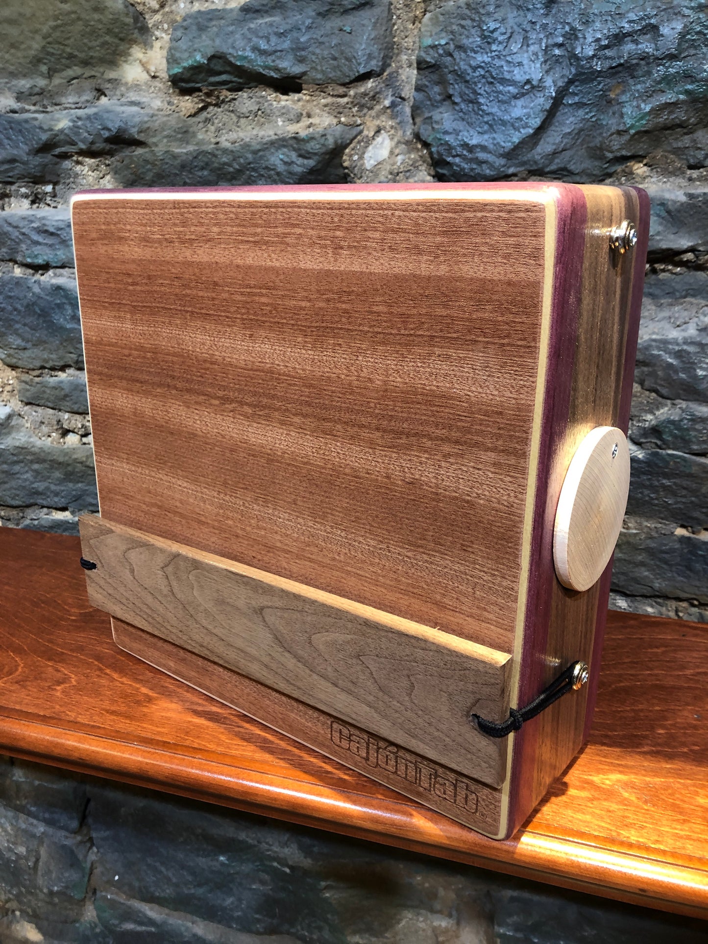 12” Pro Series CajonTab- Purple Heart and Walnut, wide core
