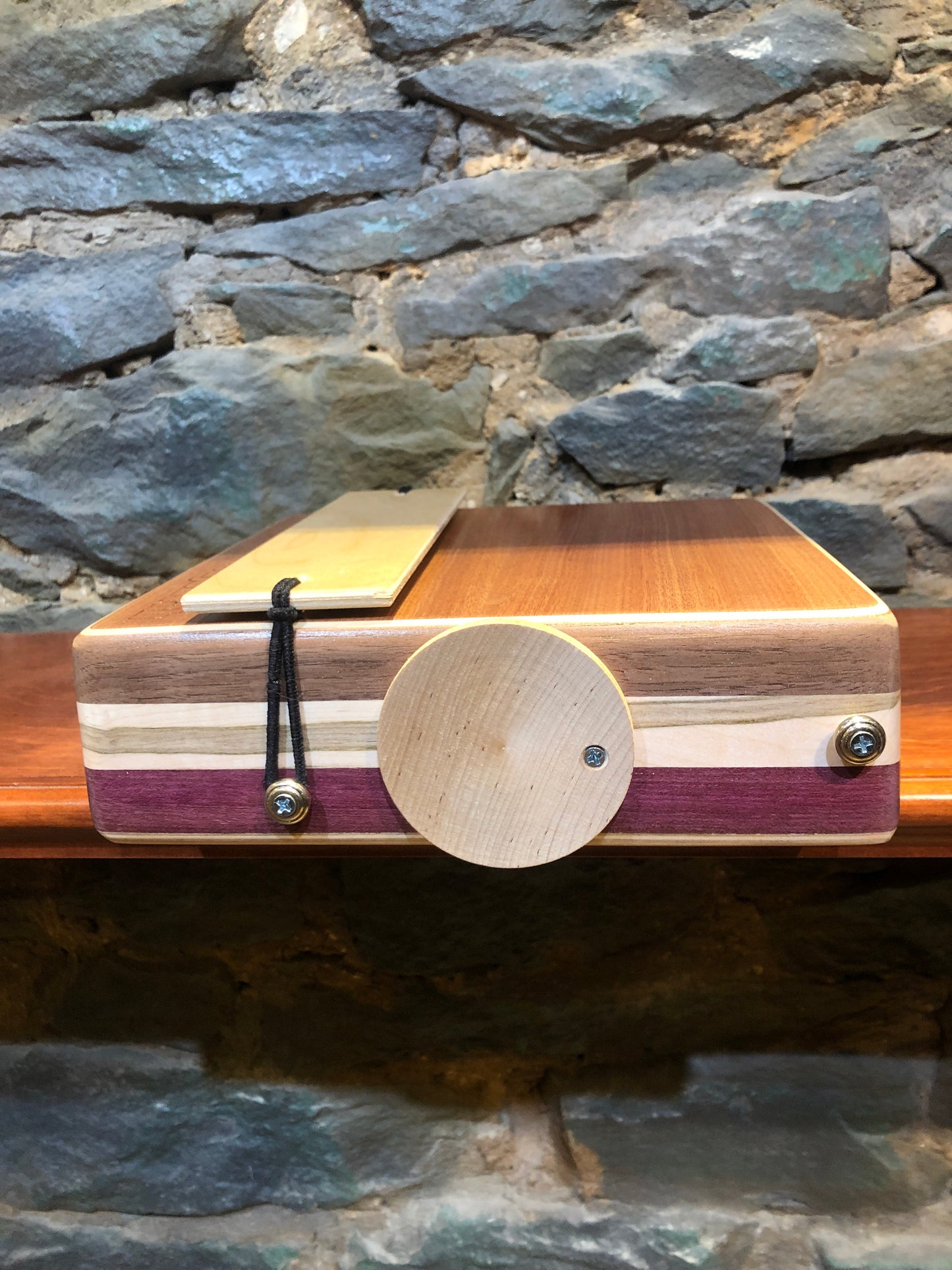 10” Pro Series CajonTab - walnut, maple, and purpleheart piccolo