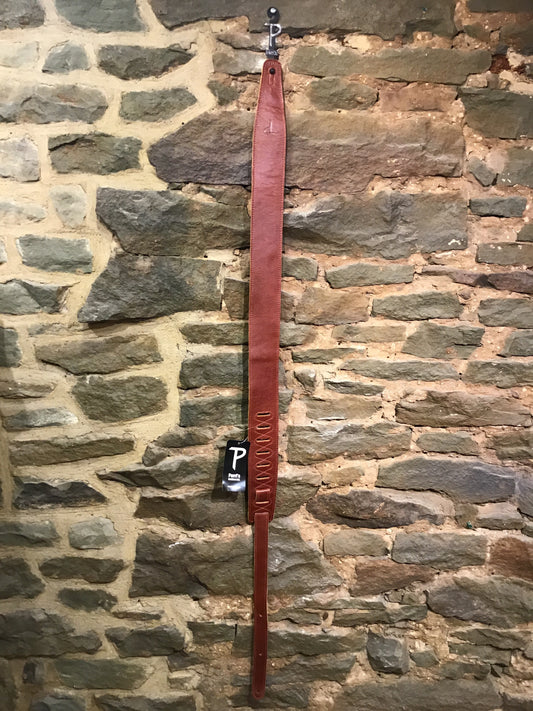 Perri’s Leathers 2.5” soft ruddy leather guitar strap